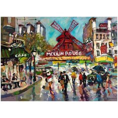 Подставки на пробке Мулен Руж 40х29 см Top Art Studio