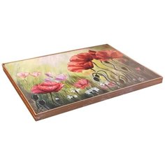 Подставки на пробке Полевые маки 40х29 см (4шт) Top Art Studio