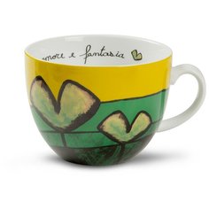 Чашка для завтрака 600мл Любовь и фантазия Зеленая Egan