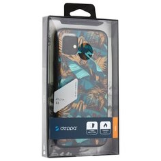 Чехол-накладка закаленное стекло Deppa Glass Case D-87261 для iPhone 11 (6.1") 2.0мм Джунгли