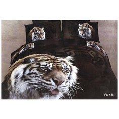 КПБ королевский сатин RS-78 двуспальный 4 наволочки Famille