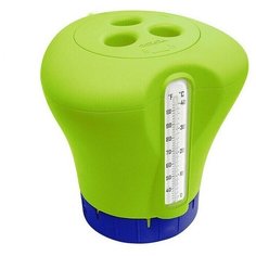 Дозатор Kokido K619BU зеленый с термометром