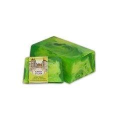 Мыло кусковое ручной работы Savon D Lion Лепестки лайма и лимон, 100 г