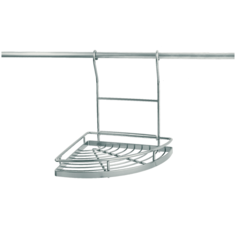 Угловая одноярусная полка "Юкинокс" малая M 201 A хром Ukinox