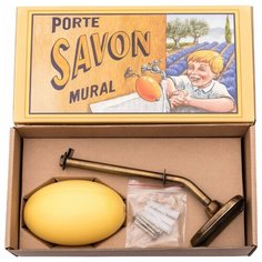 Вращающееся мыло La Savonnerie de Nyons на держателе из латуни щелк 260гр