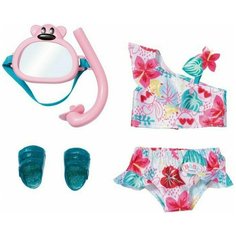 ZAPF CREATION 829-240 BABY BORN HOLIDAY DELUXE BIKINI SET бэби борн делюкс комплект бикини