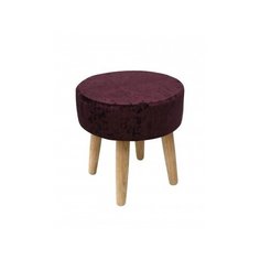 Пуф Barhan круглый, цвет винный Эскар