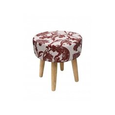 Пуф Roma круглый, цвет красно-белый Эскар