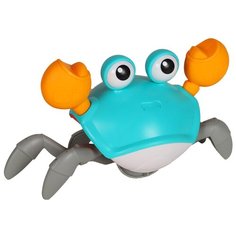 Интерактивная развивающая игрушка Smart Baby Шустрый краб, зеленый