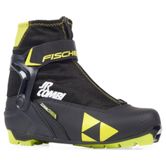 Лыжные ботинки Fischer Combi Junior S40418 NNN (черный/салатовый) 2018-2019 40 RU