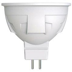 Лампа светодиодная Яркая GU5.3 220 В 6 Вт спот белый 500 лм, холодный белый свет, для диммера Uniel