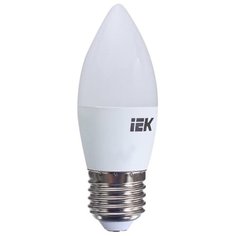 Лампа светодиодная IEK свеча Е27 7 Вт 4000 К свет холодный белый