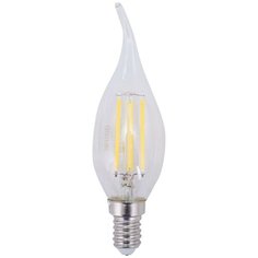 Лампа светодиодная Gauss LED Filament E14 11 Вт свеча на ветру прозрачная 750 лм, нейтральный белый свет