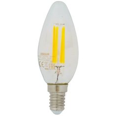 Лампа светодиодная Osram E14 220 В 5 Вт свеча 660 лм, холодный белый свет