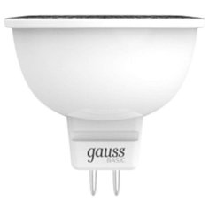 Лампа светодиодная Gauss GU5.3 220 В 6.5 Вт спот 480 лм, белый свет