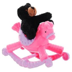 Игровой набор BeanZees Медвежонок на пони-качалке B32031