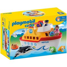 Набор с элементами конструктора Playmobil 1-2-3 6957 Мой корабль