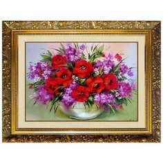 F-344 Алмазная мозаика милато "Маковый букет" Milato