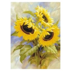 Алмазная мозаика Милато "Подсолнухи" N-241 Milato