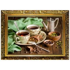 NR-23 Алмазная мозаика Милато "Кофейная идиллия" Milato