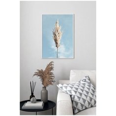Постер в белой рамке Postermarkt "Колос на фоне неба", 50х70 см