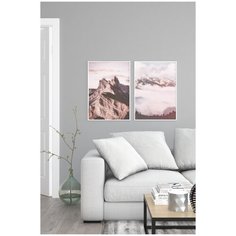 Набор из двух постеров Postermarkt в рамках 50х70 см, Идеальная пара #63