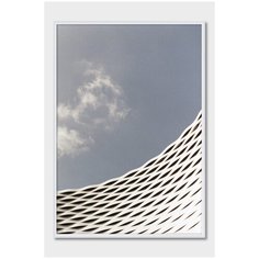 Постер на стену для интерьера Postermarkt Вид на небо №1, постер в белой рамке 40х50 см, постеры картины для интерьера в белой рамке