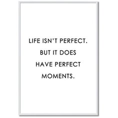 Постер в рамке Postermarkt "Life isnt perfect", 50х70 см