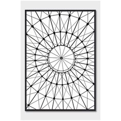 Постер на стену для интерьера Postermarkt Архитектура №2, постер в черной рамке 40х50 см, постеры картины для интерьера в черной рамке