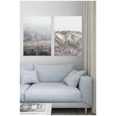 Постеры для интерьера Postermarkt Набор из двух постеров, размер 70х100 см, постеры картины для интерьера в тубусе, Набор постеров №60