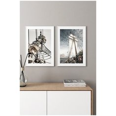 Постеры для интерьера Postermarkt Набор из двух постеров, размер 70х100 см, постеры картины для интерьера в тубусе, Набор постеров №75