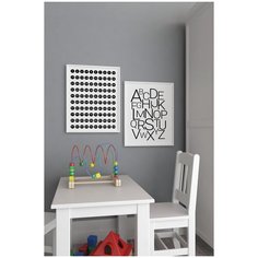 Постеры для интерьера Postermarkt Набор из двух постеров, размер 50х70 см, постеры картины для интерьера в тубусе, Набор постеров №88