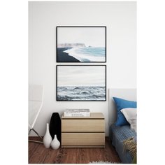 Постеры для интерьера Postermarkt Набор из двух постеров, размер 40х50 см, постеры картины для интерьера в тубусе, Набор постеров №140