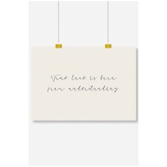 Постер на стену для интерьера Postermarkt Фраза True love is born from understanding , размер 40х50 см, постеры картины для интерьера в тубусе