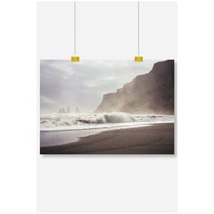 Постер на стену для интерьера Postermarkt Берег моря №2, размер 40х50 см, постеры картины для интерьера в тубусе