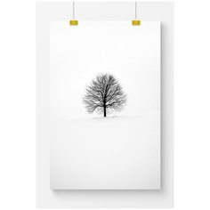 Постер на стену для интерьера Postermarkt Дерево №3, размер 50х70 см, постеры картины для интерьера в тубусе