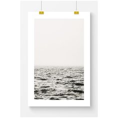 Постер на стену для интерьера Postermarkt Серое море, размер 60х90 см, постеры картины для интерьера в тубусе