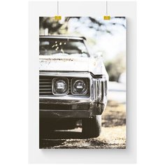 Постер на стену для интерьера Postermarkt Старый автомобиль, размер 40х50 см, постеры картины для интерьера в тубусе