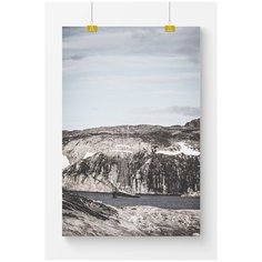 Постер на стену для интерьера Postermarkt Природа в серых тонах №3, размер 60х90 см, постеры картины для интерьера в тубусе