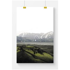 Постер на стену для интерьера Postermarkt Природа Исландии №1, размер 60х90 см, постеры картины для интерьера в тубусе