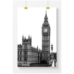 Постер на стену для интерьера Postermarkt Биг бэн Лондон, размер 50х70 см, постеры картины для интерьера в тубусе