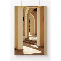 Постер на стену для интерьера Postermarkt Восточная архитектура №2, размер 40х50 см, постеры картины для интерьера в тубусе