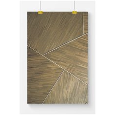 Постер на стену для интерьера Postermarkt Абстракция дерево №2, размер 60х90 см, постеры картины для интерьера в тубусе