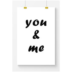 Постер на стену для интерьера Postermarkt You and me, размер 70х100 см, постеры картины для интерьера в тубусе