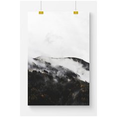 Постер на стену для интерьера Postermarkt Природа осенью в горах №6, размер 70х100 см, постеры картины для интерьера в тубусе
