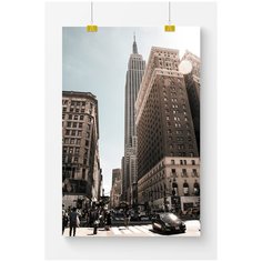 Постер на стену для интерьера Postermarkt Город №1, размер 50х70 см, постеры картины для интерьера в тубусе