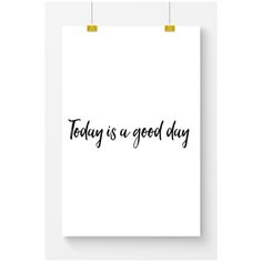 Постер на стену для интерьера Postermarkt Мотивация Today is a good day, размер 60х90 см, постеры картины для интерьера в тубусе