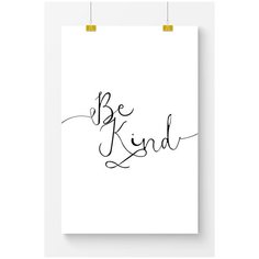 Постер на стену для интерьера Postermarkt Мотивация Be kind, размер 70х100 см, постеры картины для интерьера в тубусе