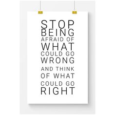 Постер на стену для интерьера Postermarkt Мотивация Stop, размер 60х90 см, постеры картины для интерьера в тубусе