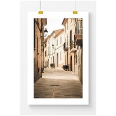 Постер на стену для интерьера Postermarkt Старая улица №2, размер 40х50 см, постеры картины для интерьера в тубусе